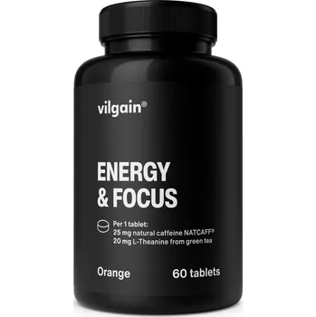 Vilgain Energy & Focus Tabs – pomeranč 60 tablet