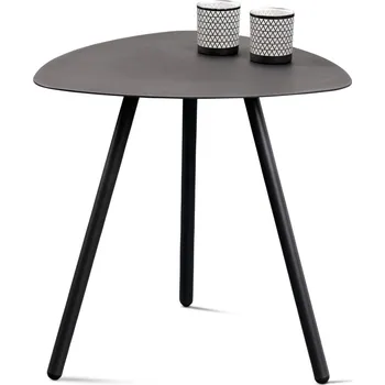 Konferenční stolek Stolek Mira, průměr 50 cm, antracitový