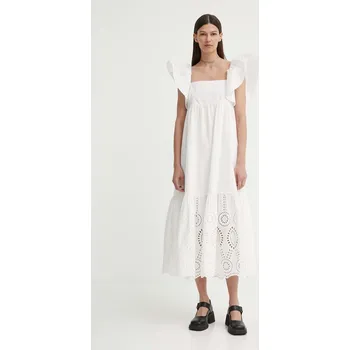 Dámské šaty Bavlněné šaty Résumé BeniseRS Dress 122051192 bílá 00X, vel. 40