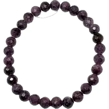 Náramek Safír fialový – exkluzivní náramek z přírodních kamenů 6 mm