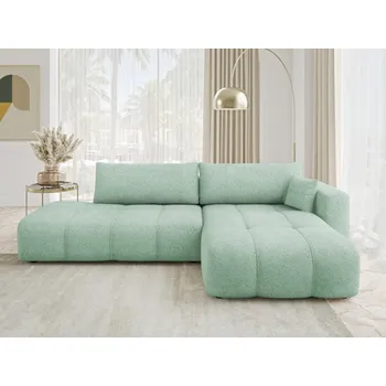 Rohová rozkládací sedačka Larow O Boucle, Potah: Coral 55, Strana pohovky: pravá MIRJAN 5903211451843