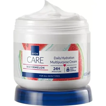 Tělový krém AVON Care Watermelon víceúčelový krém na obličej a tělo 400 ml