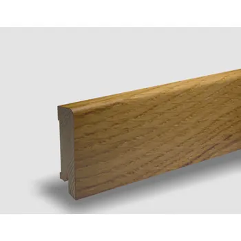 soklová lišta Soklová lišta dýhovaná Dub matný lak, 16x60, smrkové jádro Pedross, Cubica