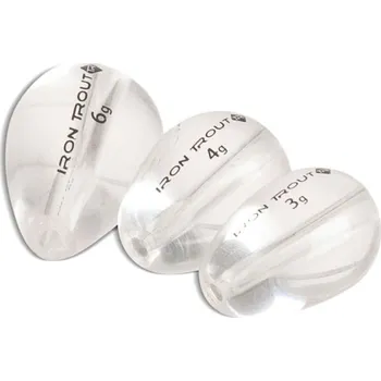Rybářský háček Iron Trout olovo T-Drop Ghost hmotnost 6g 1ks