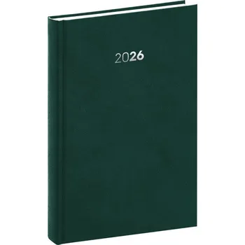 Diář Notique Denní Diář Balakon 2026, Zelený, 15 x 21 cm