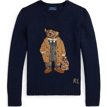Pánský svetr Dětský bavlněný svetr Polo Ralph Lauren 313978870001 námořnická modř 59X, vel. 136-142