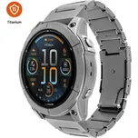 FIXED Titanium Strap titanový řemínek Garmin QuickFit 22mm, přírodní titan