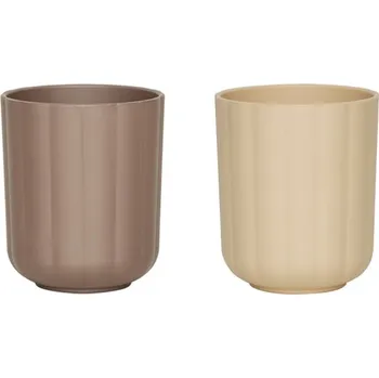 OYOY, Dětské hrnky Pullo, hnědé a béžové, 2 ks - Formadore