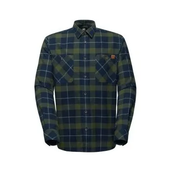 Pánská košile Mammut Alvra Longsleeve Shirt Men 50611 marine-dark marsh modrá S