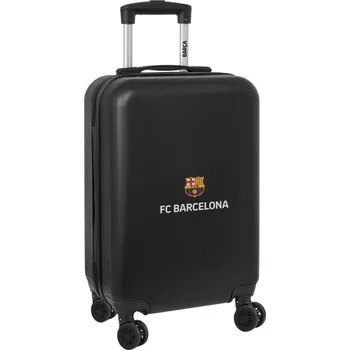 Příruční kufr na kolečkách FC Barcelona Černá 20'' (34,5 x 55 x 20 cm)