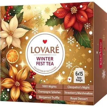 Čaj Kolekce čajů Lovaré Winter Fest Tea Set (90 sáčků)