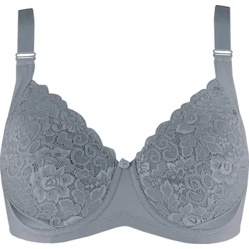 Podprsenka Linaise Kary luxusní krajková podprsenka široká ramínka 1670 90E šedá