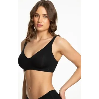 Podprsenka Nevyztužená podprsenka Julimex Jelly Bra Basic Černá M