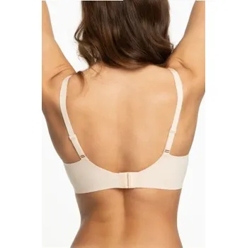 Dámské oblečení Nevyztužená podprsenka Julimex Jelly Bra Basic Béžová XL