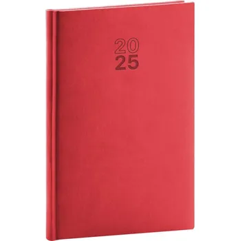 Diář Notique Týdenní Diář Aprint 2026, Červený, 15 x 21 cm