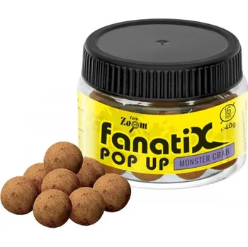 Boilies Carp Zoom Fanati-X Pop Up Boilies - 40 g/16 mm/Monster krab