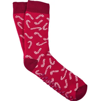 Pánské ponožky Butlers COZY SOCKS Ponožky cukrová tyčinka 39-42 - červená