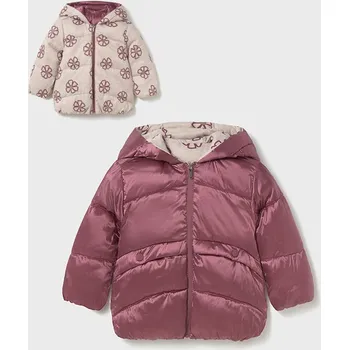 Dívčí bunda dětská oboustranná zimní bunda Mayoral 2437-61 velikost 104