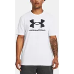 Pánské triko Under Armour Sportstyle Logo Update SS 4XL Bílá
