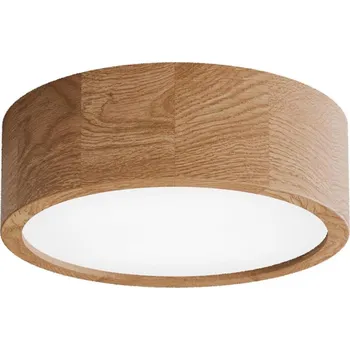 Stropní svítidlo se senzorem CLEO 2xE27/24W/230V pr. 27,5 cm dub