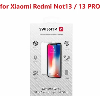 OCHRANNÉ TEMPEROVANÉ SKLO SWISSTEN PRO XIAOMI REDMI NOTE 13 / 13 PRO 4G / 5G RE 2,5D
