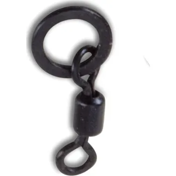 10ks - Obratlík Anaconda Camou Mini Hook Ring Swivel Velikost 16
