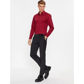 Pánská košile Boss Košile H-Hank-Kent-C1-214 50469345 Červená Slim Fit 42