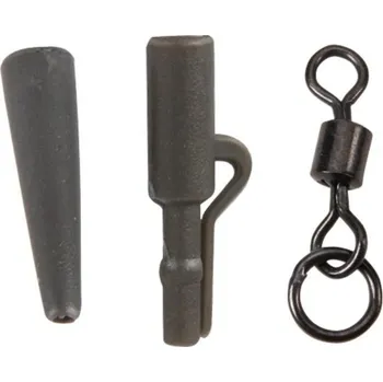 5ks - Sada Anaconda 360 Flex Ring Swivel Safety LC Kit Army zelená