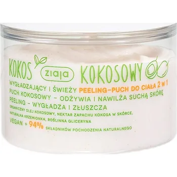 Koupelová kosmetika Ziaja, Kokosový vyhlazující a svěží tělový peeling 2v1 270 ml