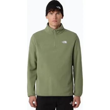 Pánská mikina Pánská fleecová mikina The North Face Glacier Fleece 1/4 Zip shoulder mist