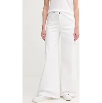 Dámské džíny Džíny United Colors of Benetton dámské, bílá barva, 4WDDDE029 00J, vel. 26
