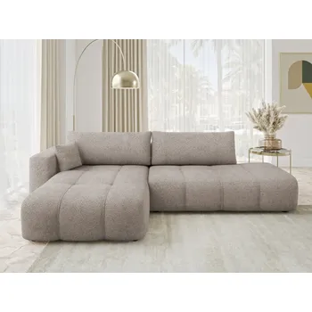 Rohová rozkládací sedačka Larow O Boucle, Potah: Coral 50, Strana pohovky: levá MIRJAN 5903211459467