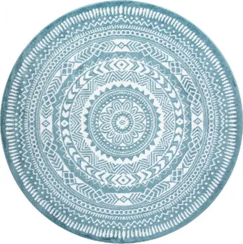 Koberec Kusový koberec Napkin blue kruh 140x140 (průměr) kruh cm