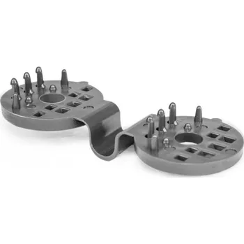 Příslušenství pro plot Upínací spona na sítě, tkaniny BUNGEE CORD CLIPS, šedá, balení 10 ks - BRADAS BR-BCK4-GY10B