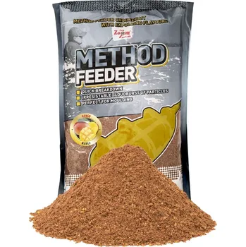 Návnadová surovina Carp Zoom Method Feeder Groundbaits - 1 kg/Mango