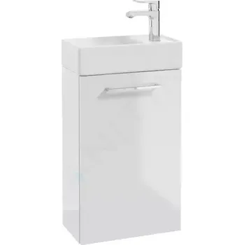 Koupelnový nábytek kielle Skříňka s umývátkem, 40x68x22 cm, lesklá bílá 50018S40