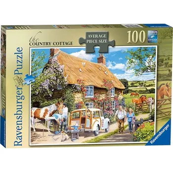 Puzzle Puzzle venkovská chalupa 100 dílků RAVENSBURGER