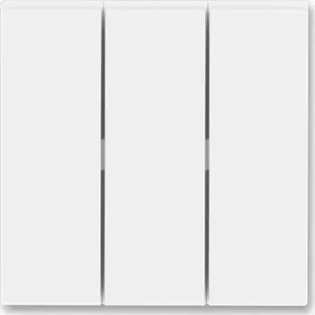 Stavebniny Kryt spínače trojnásobného, 3559H-A00666 03, ABB, Levit®, bílá / bílá (ABB, Levit®, bílá / bílá)