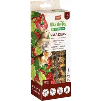 Krmivo pro ptáka VITAPOL Vita Herbal Functional Smakers vlasy a kůže 2 ks