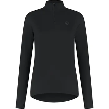Dámská běžecká mikina Rogelli ESSENTIAL s jemným zateplením, černá 2XL