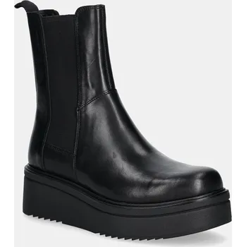 Dámské kozačky Vagabond Shoemakers - Kožené nízké kozačky Tara 4846.101.20.TARA černá 99X, EUR 42