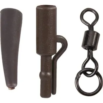 5ks - Sada Anaconda 360 Flex Ring Swivel Safety LC Kit hnědá