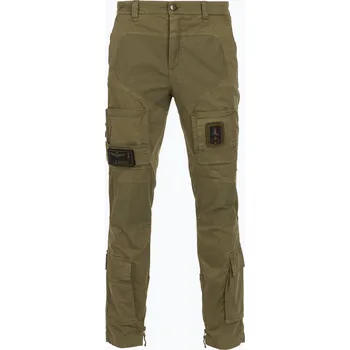 Pánské kalhoty Pánské kalhoty Aeronautica Militare 252PA1387UCT01493 Iconic Anti-G green
