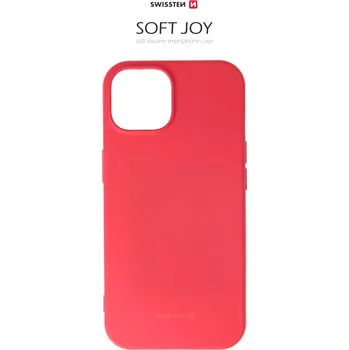 Pouzdro na mobilní telefon POUZDRO SWISSTEN SOFT JOY PRO APPLE IPHONE 15 ČERVENÉ