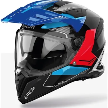 Helma na motorku Přilba bandit tune, airoh (modrá/červená lesklá, vel. l) 2025