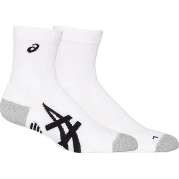 Pánské ponožky Vysoké funkční ponožky Asics COURT+ TENNIS CREW SOCKS bílé 3043A071-101 - 35-38 | UK 6,5 | US 8