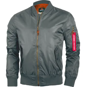 Pánský bomber Bombera Rinokor Light shadow grey M