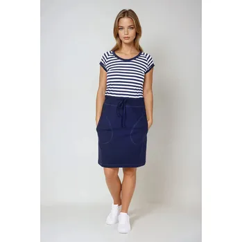 Zdravotnický oděv 2P SERVIS Šaty dámské Otava Modrá/Bílá L