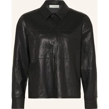 Catnoir Dámská Košilová Halenka V Koženém Vzhledu, černá, 46