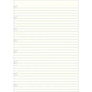 Zápisník Filofax náhradní listy do zápisníků A4 - linkované